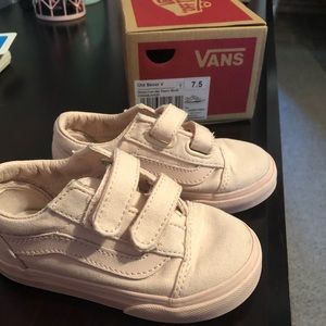 Toddler Vans size 7.5 only worn twice